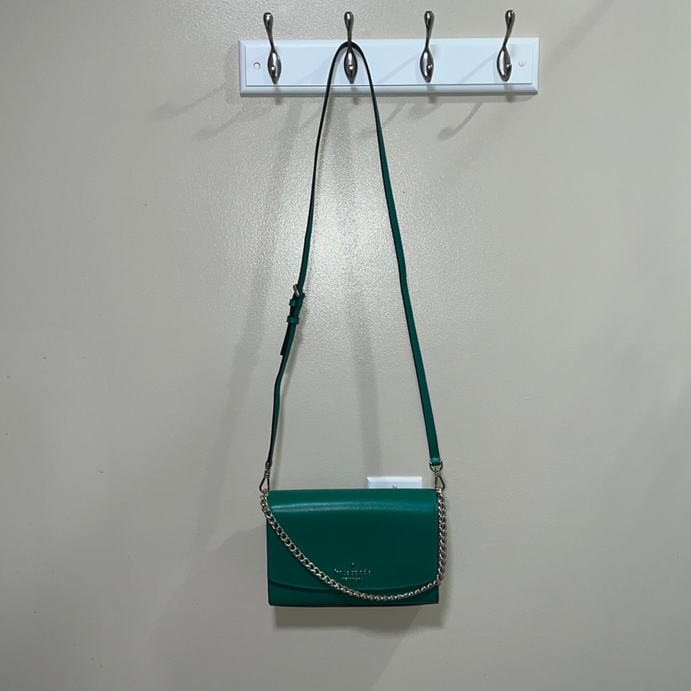 NWOT AUTHENTIC KATE SPADE CROSS BODY BAG IN GREEN